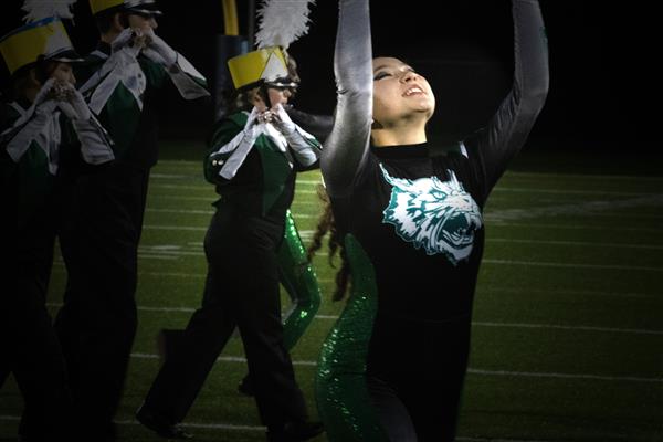 Arundel High School Marching Band Performing